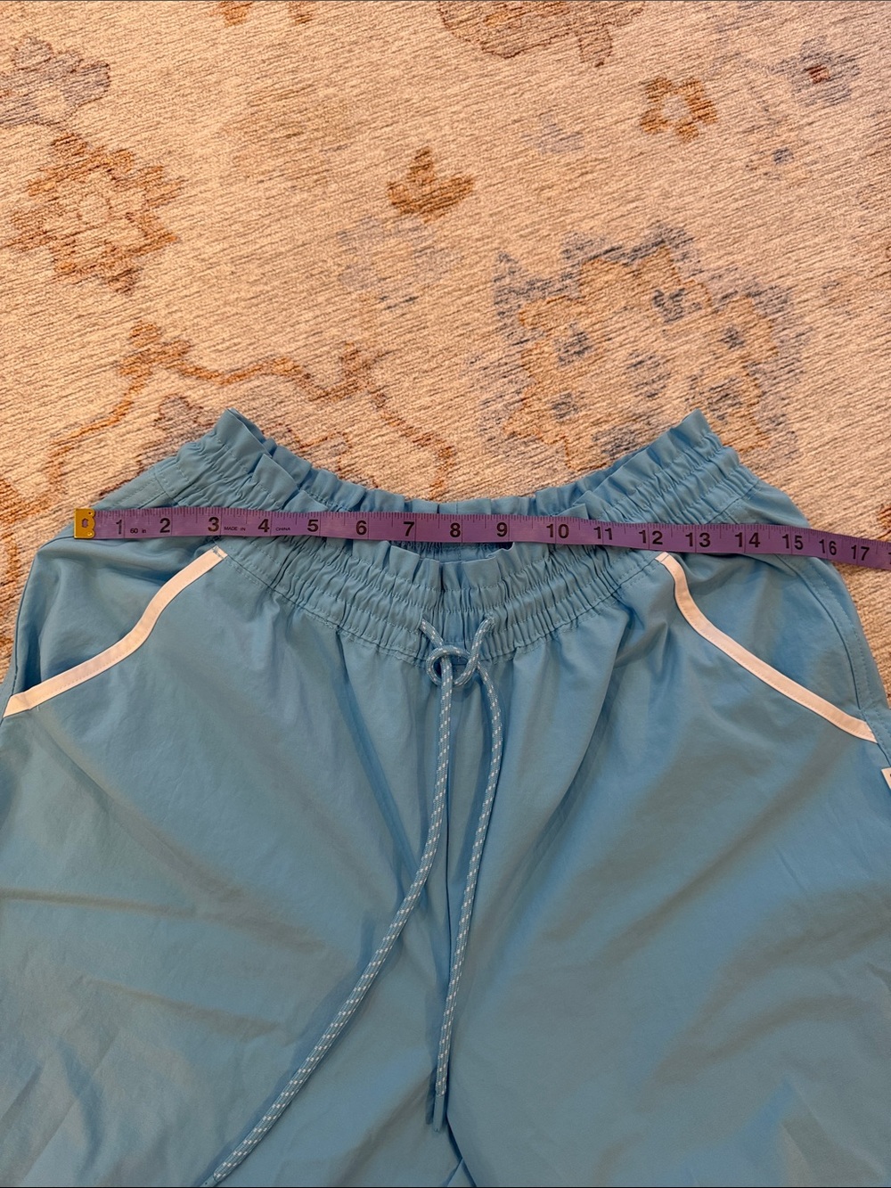 NWT OFFLINE by Aerie Blue Track Pants White Piping S Long